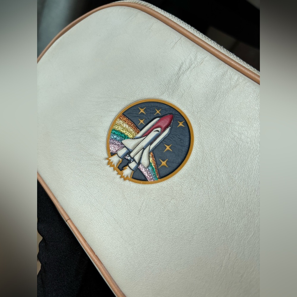 COACH Crossbody Clutch With Embossed Rocket Shuttle - Picture 3 of 16